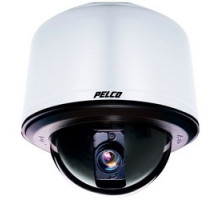 PELCO  SD423-PG-E1-X      Analog Camera, Environmental, Pendant Mount, Day/Night, PAL, 23x Zoom, 752 x 582 Resolution, F1.6 3.6 to 82.8 MM Lens, 24 Volt AC/DC, Aluminum, Light Gray
