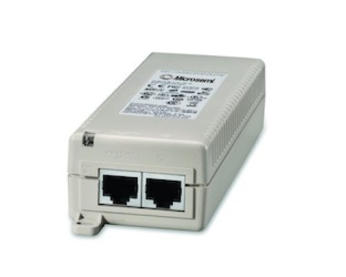 MICROCHIP  PD-3501G/AC-EU      1-Port PoE Midspan, 15.4W per port, 10/100/1000BaseT, AC Input, EU Power Cord