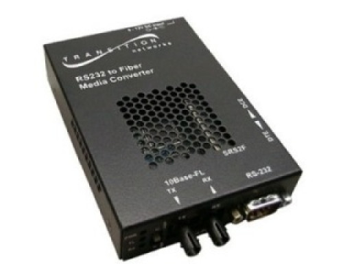 LANTRONIX SRS2F3111-100-NA   RS232 with Remote Management Stand-Alone Media Converters DB9 [15 m/49 ft.] to 1300 nm multimode ST [2 km/1.2 miles]