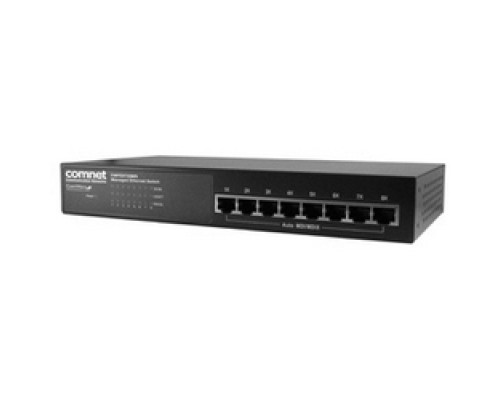 COMNET COMMUNICATION NETWORKS  CWFE8TX8MS      8 Port 10/100Mbps Managed Switch, 8 Copper Tx, Commercial Grade, Internal Power Supply
