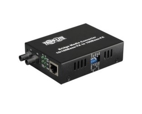 TRIPP LITE  N784-001-ST      Fiber Optic - 10/100BaseT to 100BaseFX-ST Multimode Media Converter, 2km, 1310nm