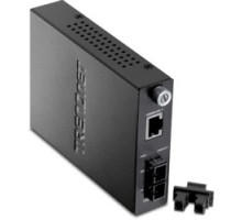 TRENDNET TFC-1000S70   Intelligent 1000Base-T to 1000Base-LX Single-Mode SC Fiber Converter 70km/43.5miles