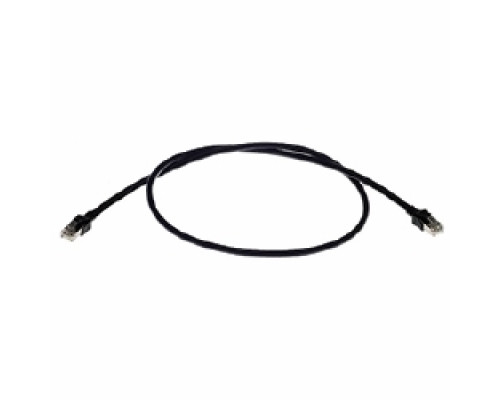 HARTING  09459711123  9459711123      IP20 RJ45 Cable 8-wire: RJ45 CAT5 8P MA DE Black CABLE Assembly, 2M