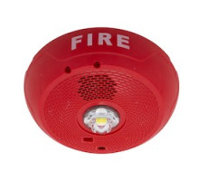 SYSTEM SENSOR  PC2RLED               L-SERIES LED HORN STROBE,   2-WIRE, INDOOR, CEILING,   RED, MARKED FIRE