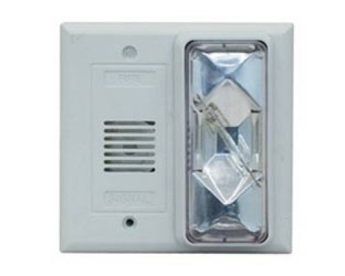 EDWARDS SIGNALING  6536-G5  78264000301      Horn/Strobe, CFA Series, 0.175 A @ 24V AC, clear lens