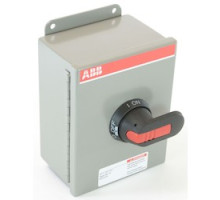 ABB  EOT60U3M3-P      3 pole, 60 amps rated at 600 V AC, UL 98, enclosed non-fusible disconnect switch in a UL/NEMA 3R/12 enclosure