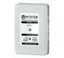 POTTER ELECTRIC  2020290  EVD-1      Electronic Vibration Detector, 9 to 16 Volt DC, 26 Milliampere Standby, 3.26
