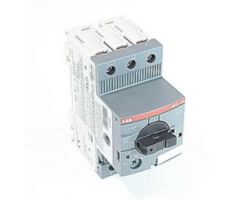 ABB  MS132-6.3      MMP, 690/250V AC/V DC, 6.3 A at 400 V, 3 Pole