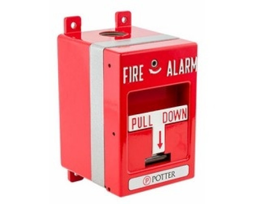 POTTER ELECTRIC  1000400  RMS-6T-EXP-WP              Explosionproof Pull Station, Single-Action, Manual, NEMA 4X, 1 Ampere at 30 Volt DC, 1 Ampere at 125/250 Volt AC, DPDT, 22 to 12 AWG Terminal, Die-Cast Metal, Red