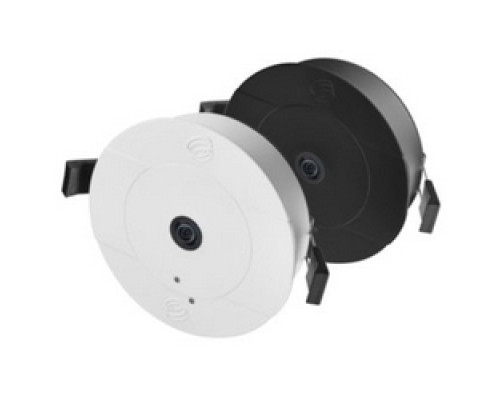 PELCO  EVO-05LRD      Network Camera, Mini, Recessed Mount, MJPEG, 5MP, 10X, F2.0/185 Degree Lens, 360 Degree View Angle, PoE, 8 Watt, CMOS Sensor, RJ45 TCP/IP, Aluminum/Polymer Bubble, White