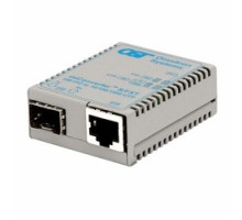 OMNITRON SYSTEMS TECHNOLOGY  1619-0-1      miConverter S-series S/FXT; 10/100BTx RJ45 to 100BFx SFP, US Power