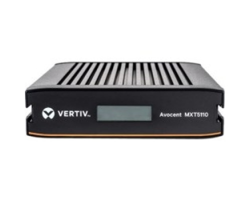 VERTIV MXT5110-DVI   Vertiv Avocent Matrix MXT 5110 DVI Transmitter, Direct Connect, CatX, DVI-D w/CBL 0086 - 1 Computer s - 1xNetwork RJ-45 - 1xUSB - 1xDVI