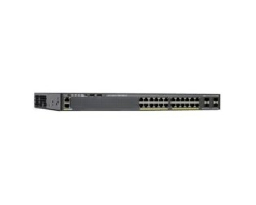 CISCO  WS-C2960X-24TS-L      Ethernet Switch, Managed, LAN Base, 1 RU Rack Mount, 24-port, RJ45, 10/100/1000BaseT, 128 MB, 512 MB DRAM, 71.4 Mpps, 17.5