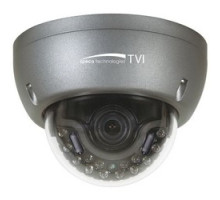 SPECO TECHNOLOGIES  HT5941T      Indoor/Outdoor Dome Camera, 1/3 Inch Sony Exmor CMOS, 2 MP, 3.6 mm, Fixed Lens, Dark Gray