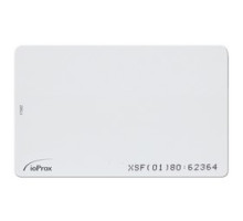 KANTECH SYSTEMS P20DYE   ioProx card, XSF/ 26-bit Wiegand, thin credit card size, glossy front/ back for dye-sub printing Minimum Qty 50, Increment Qty 50