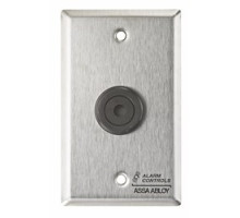 ALARM CONTROLS  TS-34      85 Db Buzzer, 3 To 28 V DC, Mounted On Single Gang Stainless Steel Wall Plate