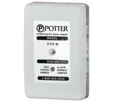 POTTER ELECTRIC  2020300  EVD-2      Electronic Vibration Detection System, 12 VDC, 36 Milliampere Normal Standby, 33 Milliampere Alarm, 43 Milliampere Tamper, Die-Cast Aluminum Base