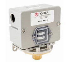 POTTER ELECTRIC  1370010  ADPS-300-1B      Deadband Pressure Switch, Adjustable, 15 Ampere at 125 Volt AC, 8 Ampere at 250 Volt AC, 25 to 300 PSIG, Forged Brass, Aluminum Die-Cast Base, Polymer Enclosure