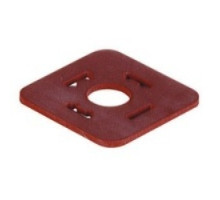 HIRSCHMANN 731740002   GDM 3-17 VMQ red; Flat Gasket for Cable Socket GDM, material: VMQ silicone , temperature range: -40C to +125C