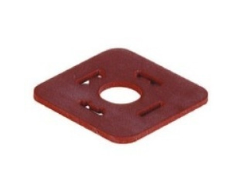 HIRSCHMANN 731740002   GDM 3-17 VMQ red; Flat Gasket for Cable Socket GDM, material: VMQ silicone , temperature range: -40C to +125C