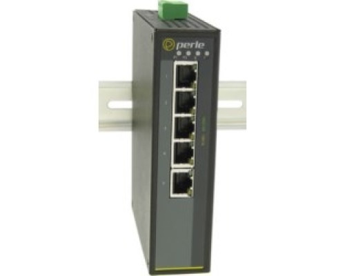 PERLE SYSTEMS  07010940      Industrial Gigabit Switch, 5 x 10/100/1000Base-T Base-T RJ-45 Ports And 1 x 1000Base-ZX, 1550nm Single-mode Port With Duplex SC Connector 160 km/ 100 Miles, 0 To 60C Operating Temperature