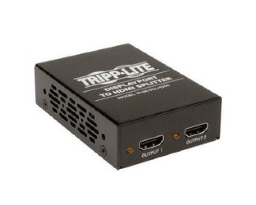 TRIPP LITE B156-002-HDMI B156-002-HDMI   2-Port DisplayPort 1.2 to HDMI Multi-Stream Transport MST Hub, 3840 x 2160 4Kx2K @ 24/30Hz UHD, TAA