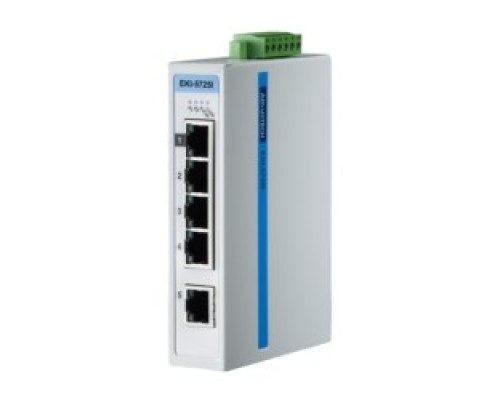 ADVANTECH  EKI-5725I-AE      Industrial Ethernet Switch, 5x10/100/1000Mb ports