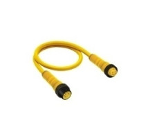 LUMBERG AUTOMATION  500002781  RSRK40-637/15F      Mini 7/8 inch double-ended cordsets, male straight with external threads to female straight connector, 4-poles with yellow TPE 18 gauge molded cable, IEC color code. cable length: 15F