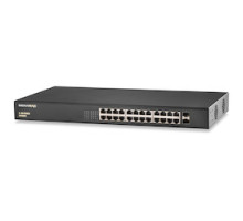SIGNAMAX  FO-SC10010      C-100 24 Port Gigabit PoE+ Switch with 2 SFP Ports