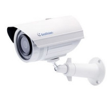 GEOVISION  84-EBL1100-2120      IP Camera, Target, WDR, Day/Night, Outdoor, H.264/MJPEG, 1280 x 720 Resolution, F1.8 Fixed 6 MM Lens, 12 Volt DC 7.8 Watt, PoE
