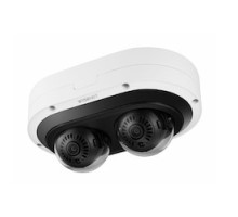 HANWHA VISION PNM-C7083RVD        Network Vandal Outdoor 2CH AI IR Dome Camera, 2MP X 2 Sensors 4MP @ 30fps