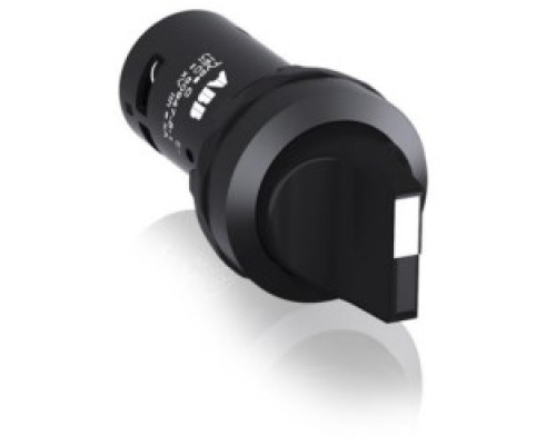 ABB  C3SS1-10B-20  1SFA619210R1026      Compact Selector Switch, Low Voltage, Non-Illuminated, 3-Position, Short Handle, 1 Ampere at 220/240 Volt AC-15, 50/60 Hertz, 0.2 Ampere at 125 Volt DC-13, Plastic, Black