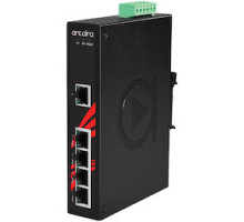 ANTAIRA TECHNOLOGIES LLC LNP-0500G   5-Port Industrial Gigabit PoE+ Unmanaged Ethernet Switch, w/4 10/100/1000Tx 30W/Port + 1 10/100/1000Tx