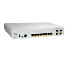 CISCO  WS-C2960C-8PC-L      Ethernet Switch, 8 FE PoE, 2 X Dual Purpose Uplink, LAN Base, 124 Watt, 10.6