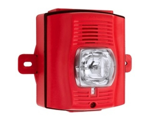 SILENT KNIGHT - HONEYWELL FIRE  P2RHK-P               Horn/Strobe, 2-wire, High-candela, Outdoor, Wall Mount, with Backbox, Red, Plain