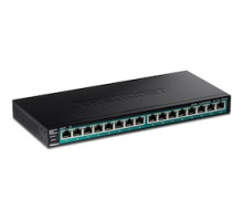 TRENDNET  TPE-TG161H      16-port Gigabit Poe+ Switch, 120w Budget