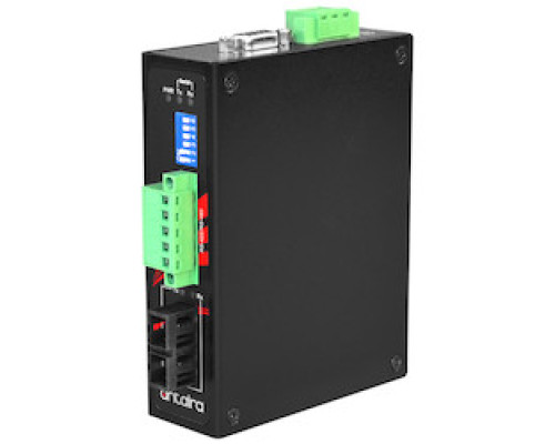 ANTAIRA TECHNOLOGIES LLC  STF-401C-CM02-T      Industrial Compact RS-232/422/485 To Fiber Converter, Multimode 2KM, SC Connector, -40C - 70C