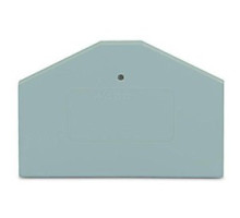 WAGO CORPORATION  281-312  2810312      End And Intermediate Plate, 2.5 mm Thick, Gray