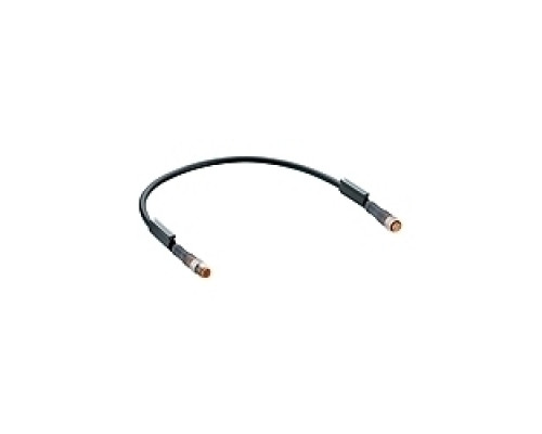 LUMBERG AUTOMATION  700000436  RSMV3RKMV32241M      M8 Pico actuator/sensor cordset, double-ended, 3-pole, male straight with threaded joint to female straight connector and black PUR halogen free molded cable.cable length: 1M