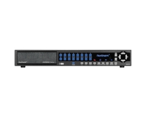 NORTHERN VIDEO  DVRN89601T      Digital Video Recorder, Real Time, Rack Mount, 8-Channel, 64 Kbps Data Rate, 240 FPS at 960H/WD1 Resolution, H.264, NTSC/PAL Frame, 12 Volt DC, 5 Ampere, 60 Watt, 1 TB