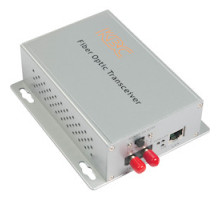 KBC NETWORKS  FTLS1-M2-WSA      100Base-FX PoE Ethernet LAN fiber optic media converter, 2 fibers, 1310 nm multimode, 17 dB optical loss budget. 4Km range. Desktop module, ST connector, US power plug.