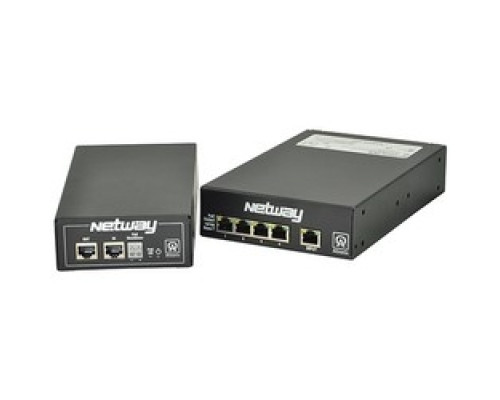 ALTRONIX  NETWAY4ESK      Midspan Injector w/ 4 Port Switch Kit, 100Mbps, Enables 4 IP Devices over 1 structured cable, 115/220VAC, Includes Receiver and Transceiver/Switch