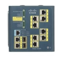 CISCO  IE-3000-8TC      Industrial Ethernet Switch, Managed, DIN-Rail Mount, 8 X 10/100 Port, 2 Dual Purpose Uplink, 18 To 60 Volt DC, 128 MB DRAM, 6