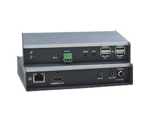 NETWORK TECHNOLOGIES/IN OH  ST-IPUSB4K-R-VW      4K 10.2Gbps HDMI USB KVM Extender via Two Single-mode/Multimode Fiber Optic Cable - Receiver