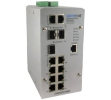 COMNET COMMUNICATION NETWORKS  CNGE3FE7MS2      3 Port 1000 Mbps + 7 Port 100 Mbps Managed Switch, Includes Power Supply