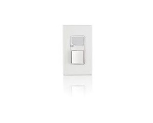 LEVITON  6526-W               15-amp 120V AC Combination Decora Switch With LED Guide Light, White