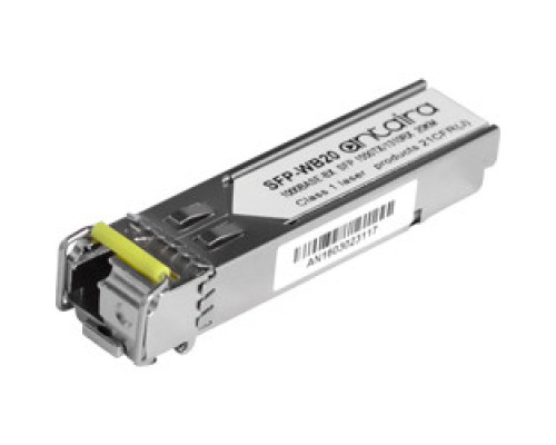 ANTAIRA TECHNOLOGIES LLC  SFP-WB20      1.25G Gigabit SFP Transceiver WDM-B, SM/LC/20KM/13.0dB/TX:1550nm RX:1310nm, 0C-70C