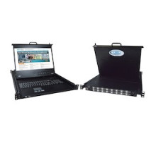 NETWORK TECHNOLOGIES/IN OH  RACKMUX-4K17-N-16HD4K      4K KVM Drawers with 16-Port 4K HDMI USB KVM Switch