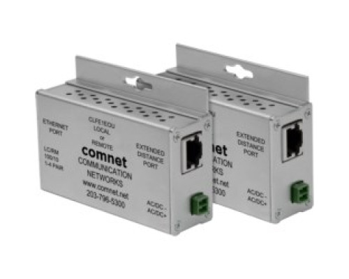 COMNET COMMUNICATION NETWORKS  CLKFE1EOU      2 Ethernet-over-UTP Extenders, Local/Remote Configurable, Small Size, Includes Power Supplies