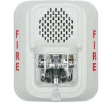 SYSTEM SENSOR  P2WL-LF               Low Frequency Sounder Strobe, Wall Mount, White, 6.6